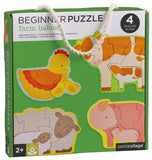 Petit Collage: Beginner Puzzle - Farm Babies