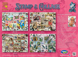 Stamp & Collage: Horses (1000pc Jigsaw) Board Game