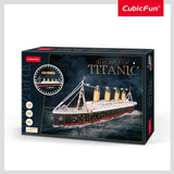 3D Puzzle: Titanic (Large) w/ LED Lights (266pc) Board Game