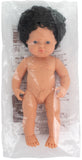 Miniland: Anatomically Correct Baby Doll - Black Caucasian Boy (38cm)