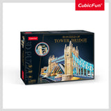 3D Puzzle: Tower Bridge (Large) w/ LED Lights (222pc) Board Game