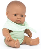 Miniland: Anatomically Correct Baby Doll - Latino Boy (21cm)