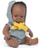 Miniland: Anatomically Correct Baby Doll - African Boy (21cm)