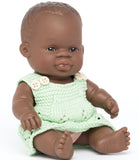 Miniland: Anatomically Correct Baby Doll - African Girl (21cm)