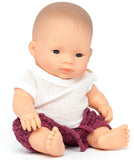 Miniland: Anatomically Correct Baby Doll - Asian Girl (21cm)