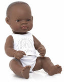 Miniland: Anatomically Correct Baby Doll - African Boy (32cm)