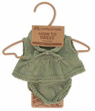 Miniland: Baby Doll Clothing - Knitted Dress & Headband (21cm)