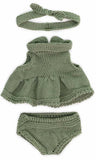 Miniland: Baby Doll Clothing - Knitted Dress & Headband (21cm)