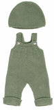 Miniland: Baby Doll Clothing - Knitted Overall & Beanie Hat (38cm)