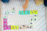 Giant Shiny Dinosaur Dominoes Board Game