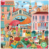 eeBoo: Venice Open Market (1000pc Jigsaw) Board Game