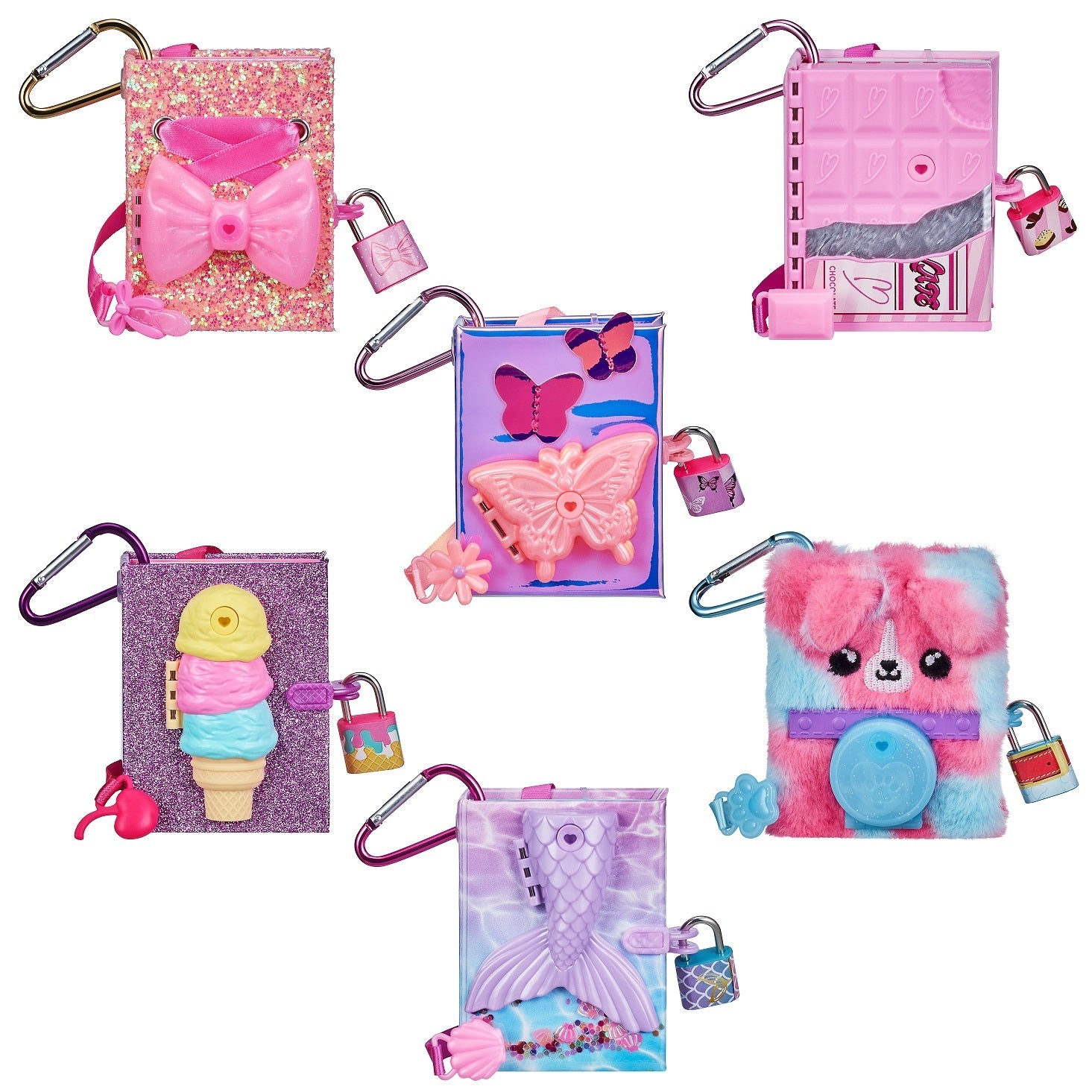 Real Littles Disney Handbags and Backpack: Lilo & Stitch, Cinderella,  Monsters Inc. 