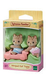 Sylvanian Families - Striped Cat Twins (3-Pack)