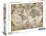 Clementoni: Old Map (3000pc Jigsaw) Board Game