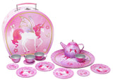 Pink Poppy: Unicorn Princess - Tin Tea Set In Carry Case