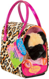 Pucci Pup - Leopard Plush Toy Glam Bag & Pug