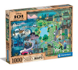 Story Maps: Disney's 101 Dalmatians (1000pc Jigsaw)
