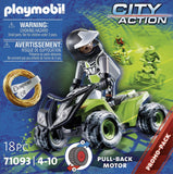Playmobil: Racing Quad with Pull-Back Motor - (71093)