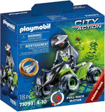 Playmobil: Racing Quad with Pull-Back Motor - (71093)
