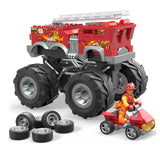 Mega Construx: Hot Wheels - 5-Alarm Fire Truck Monster Truck