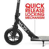 Madd Gear Renegade Wide Glide 200 Scooter - Black / White