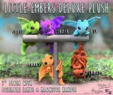 Miyo's Mystic Musings: Little Embers (Soot) - 7" Plush