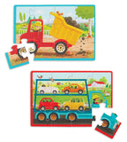 B. Wooden Puzzles in a Box - Construction (Set of 4)