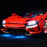 BrickFans: Ferrari Daytona SP3 - RC & Sound Light Kit