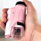 Mini Pocket Microscope Kit - Pink