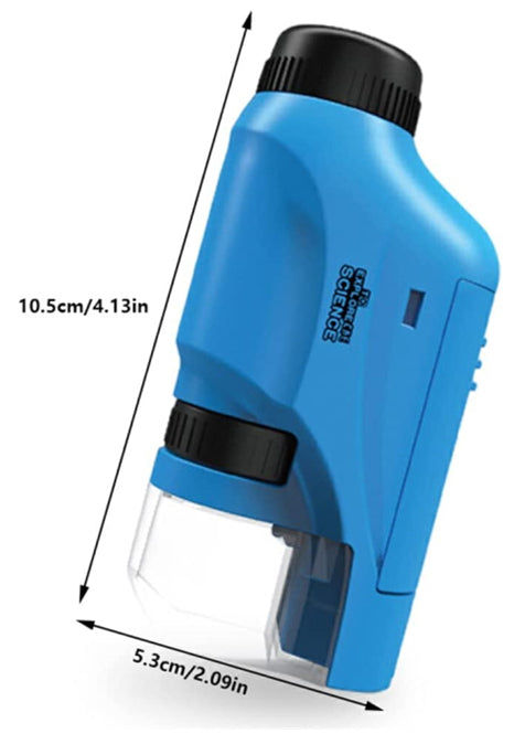 Mini Pocket Microscope Kit - Blue