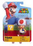 Super Mario: 4" Basic Figure - Red Toad