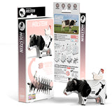 Eugy: Holstein-Friesian Cow - 3D Cardboard Model