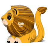 Eugy: Lion - 3D Cardboard Model