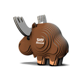 Eugy: Moose - 3D Cardboard Model
