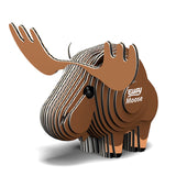 Eugy: Moose - 3D Cardboard Model