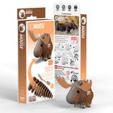 Eugy: Moose - 3D Cardboard Model