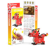 Eugy: Red Dragon - 3D Cardboard Model