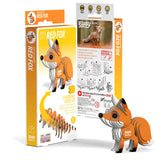 Eugy: Red Fox - 3D Cardboard Model