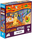 Exploding Kittens: Spicy Scream (1000pc Jigsaw) Board Game