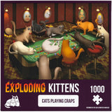 Exploding Kittens: Cats Playing Craps (1000pc Jigsaw) Board Game