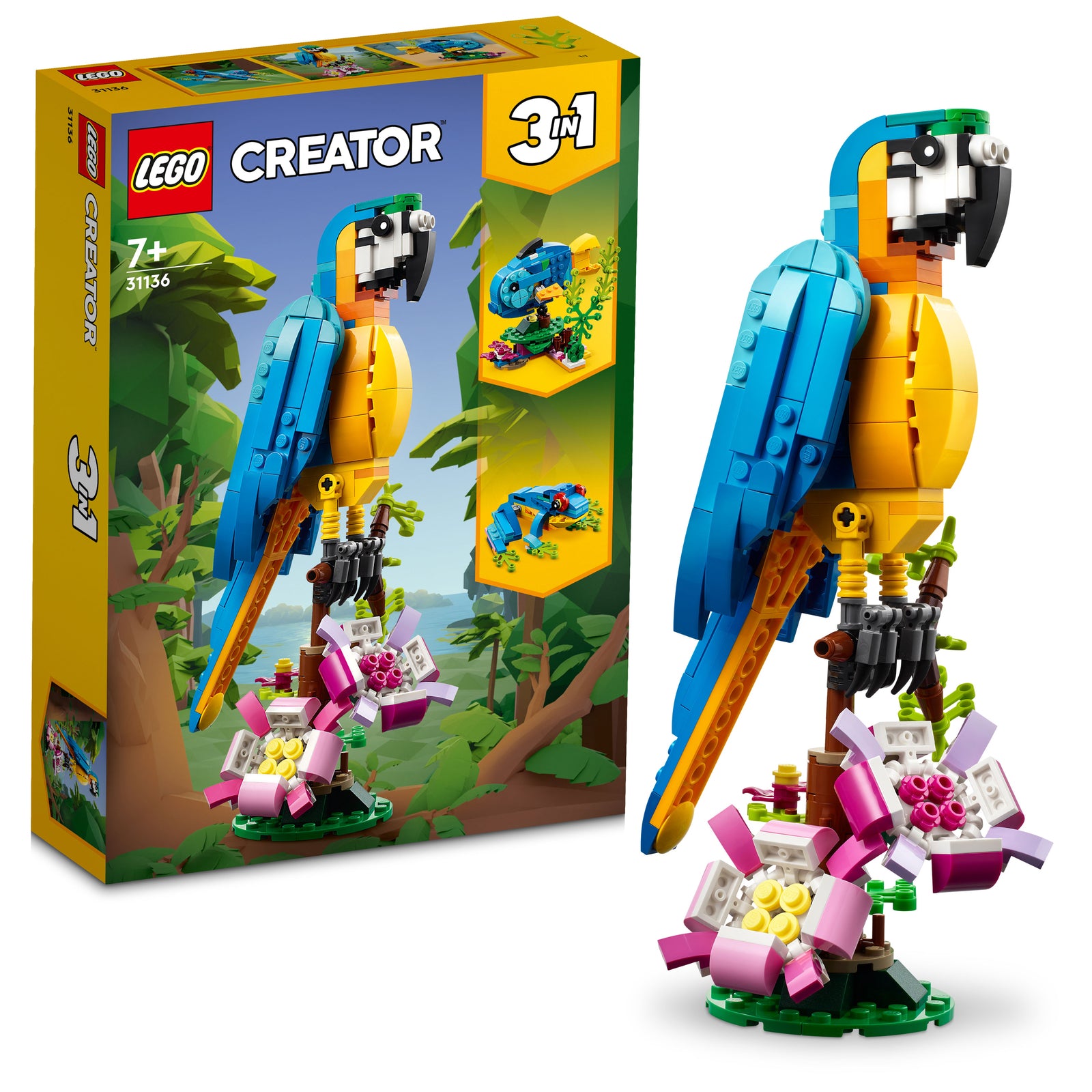 LEGO Creator: 3-In-1 Exotic Parrot - (31136)