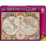 Around the Globe: Antique World Map (1000pc Jigsaw) Board Game