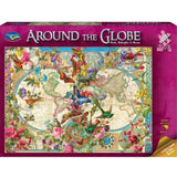 Around the Globe: Birds, Butterflies & Blooms (1000pc Jigsaw) Board Game