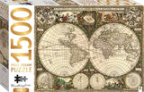 Mindbogglers: Vintage World Map (1500pc Jigsaw)