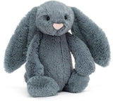 Jellycat: Bashful Dusky Blue Bunny - Small Plush Toy