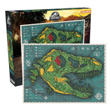 Jurassic World Map (1000pc Jigsaw) Board Game