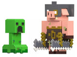 Minecraft: Legends - Creeper vs Piglin Bruiser Action Figure 2-Pack