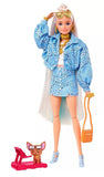 Barbie: Extra Doll - Blue Paisley-Print Skirt