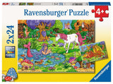 Ravensburger: Magical Forest (2x24pc Jigsaws) Board Game