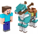 Minecraft: Action Figure 2-Pack - Steve & Armoured Horse